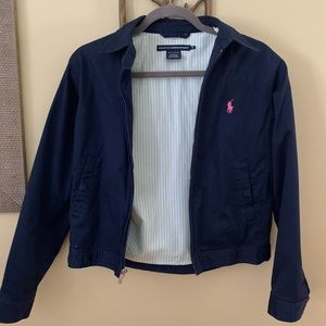 Navy Polo Jacket